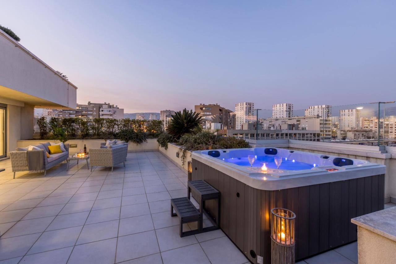 Ferienwohnung Lazarica Penthouse Split Exterior foto